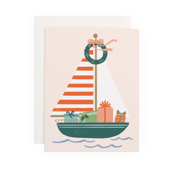 Holiday Sailboat - Anchor Point Paper Co.