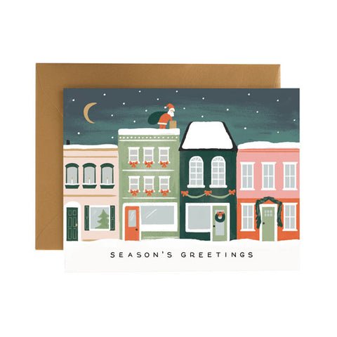 Season's Greetings Santa - Anchor Point Paper Co.