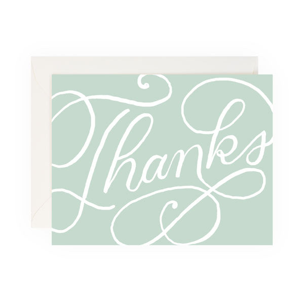 Thanks Script - Anchor Point Paper Co.