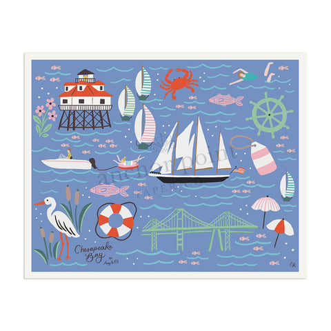 Chesapeake Bay "Chesapeake" Digital Download Art Print