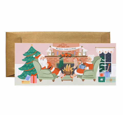 Fireplace Scene - Anchor Point Paper Co.