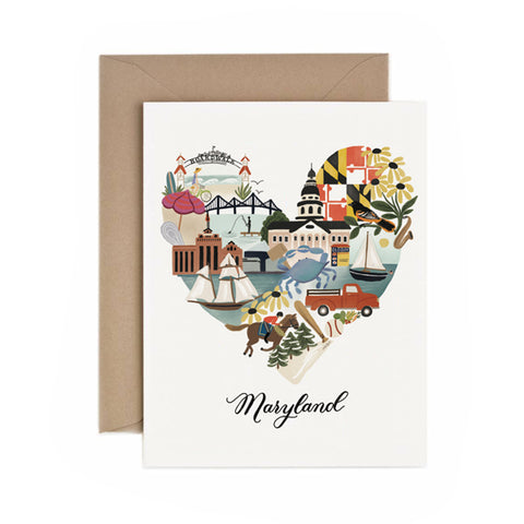 Maryland Heart - Anchor Point Paper Co.