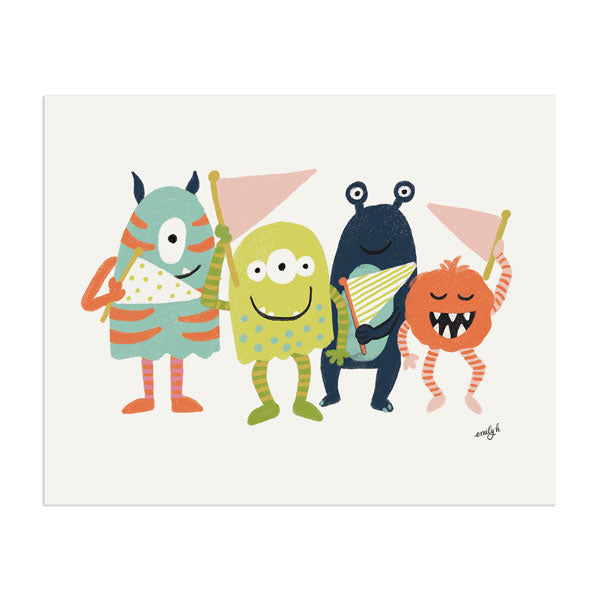 Monsters Print - Anchor Point Paper Co.
