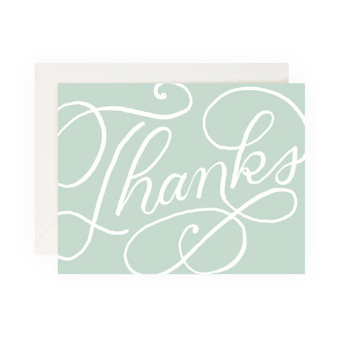 Thanks Script - Anchor Point Paper Co.