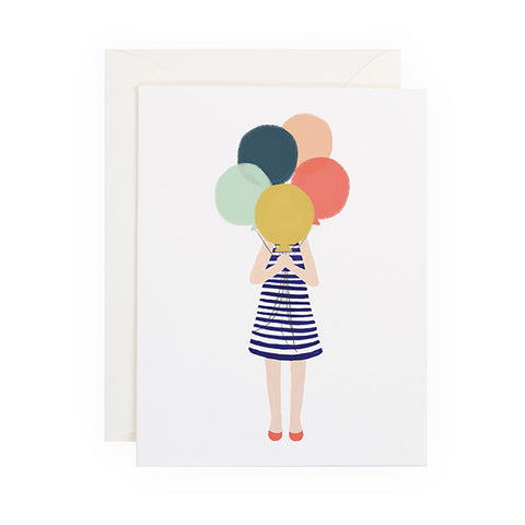 Balloon Girl - Anchor Point Paper Co.